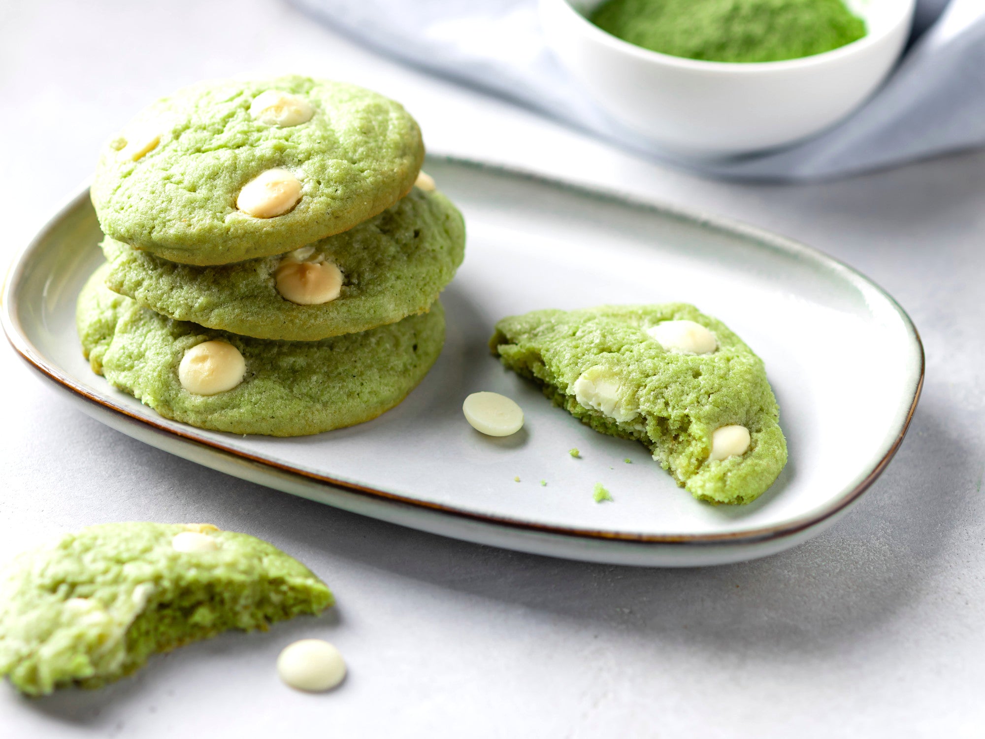 Matcha Tea Biscuits