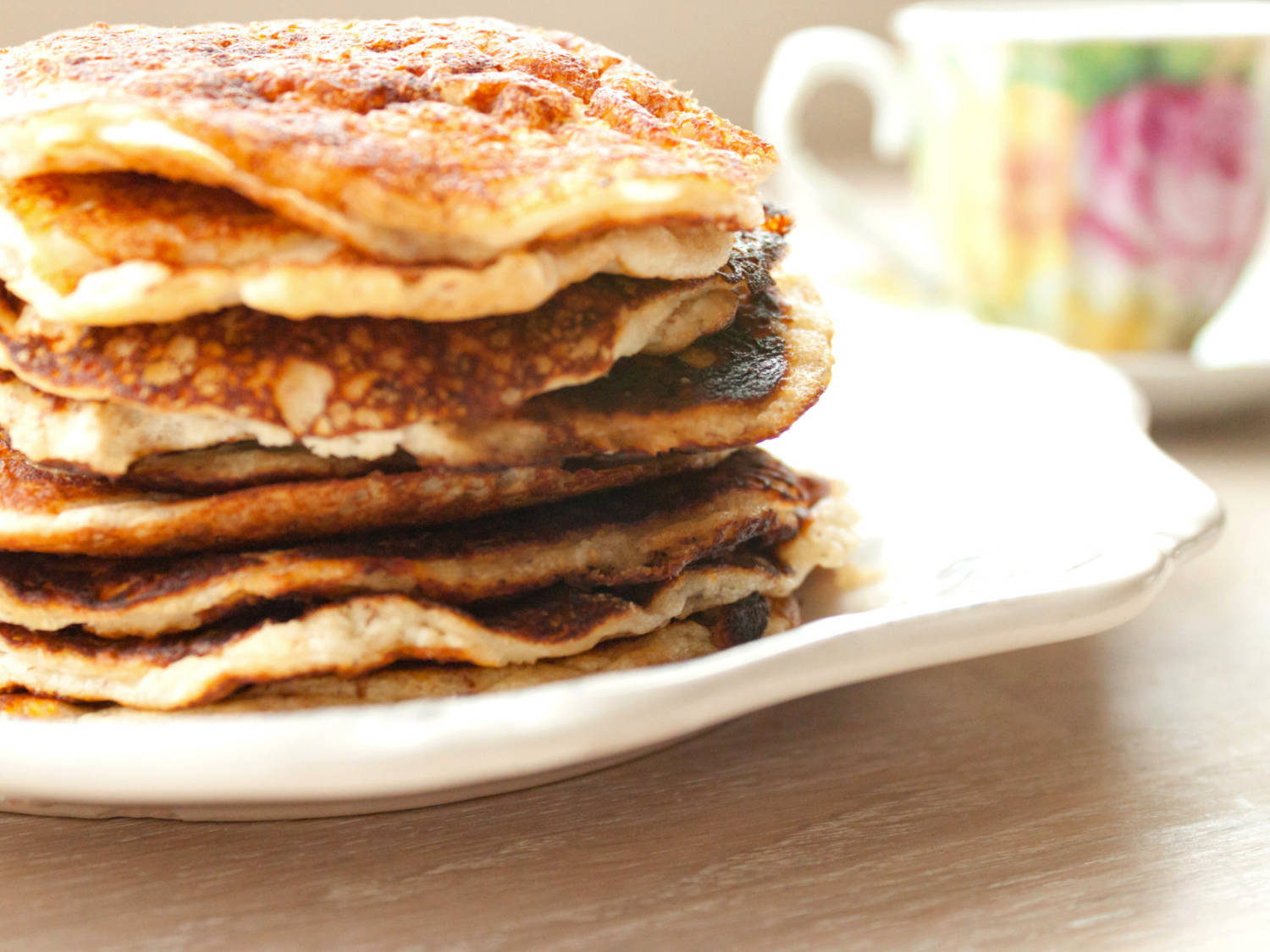Pancakes with coconut oil, the best way to start the day