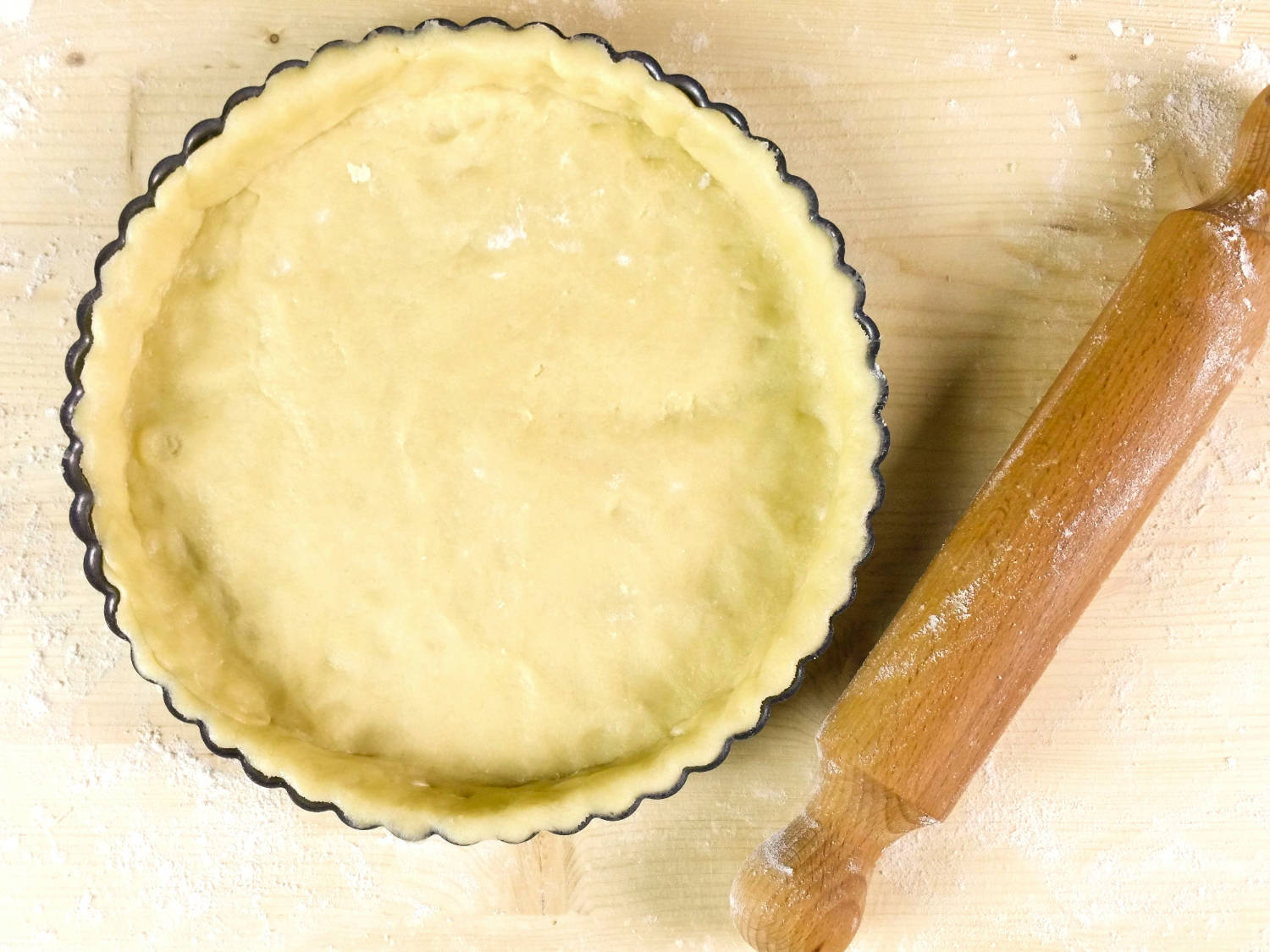 Shortcrust pastry with coconut oil: the recipe without butter and eggs