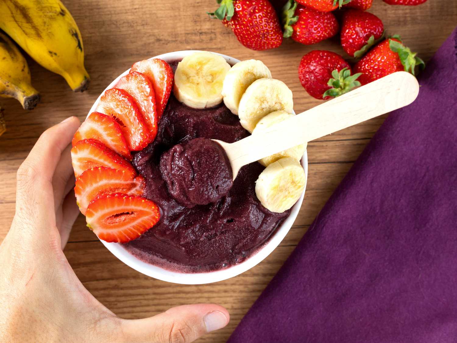 Açai ice cream, the recipe of the summer!
