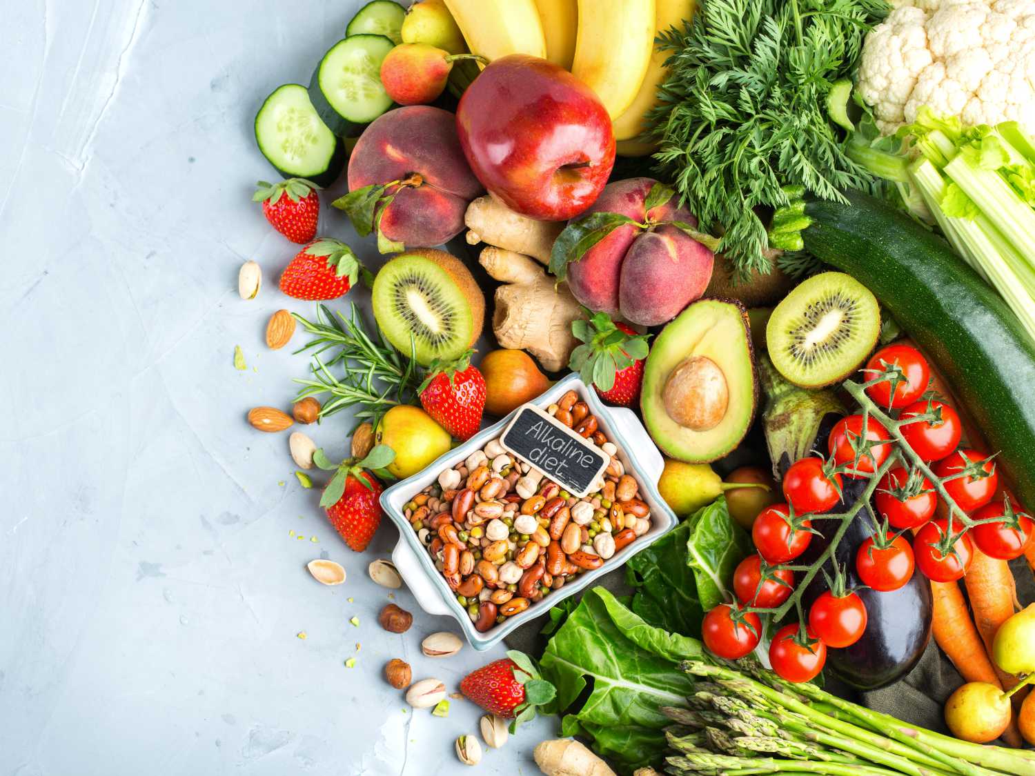 Alkaline foods, what they are and what alkalization means
