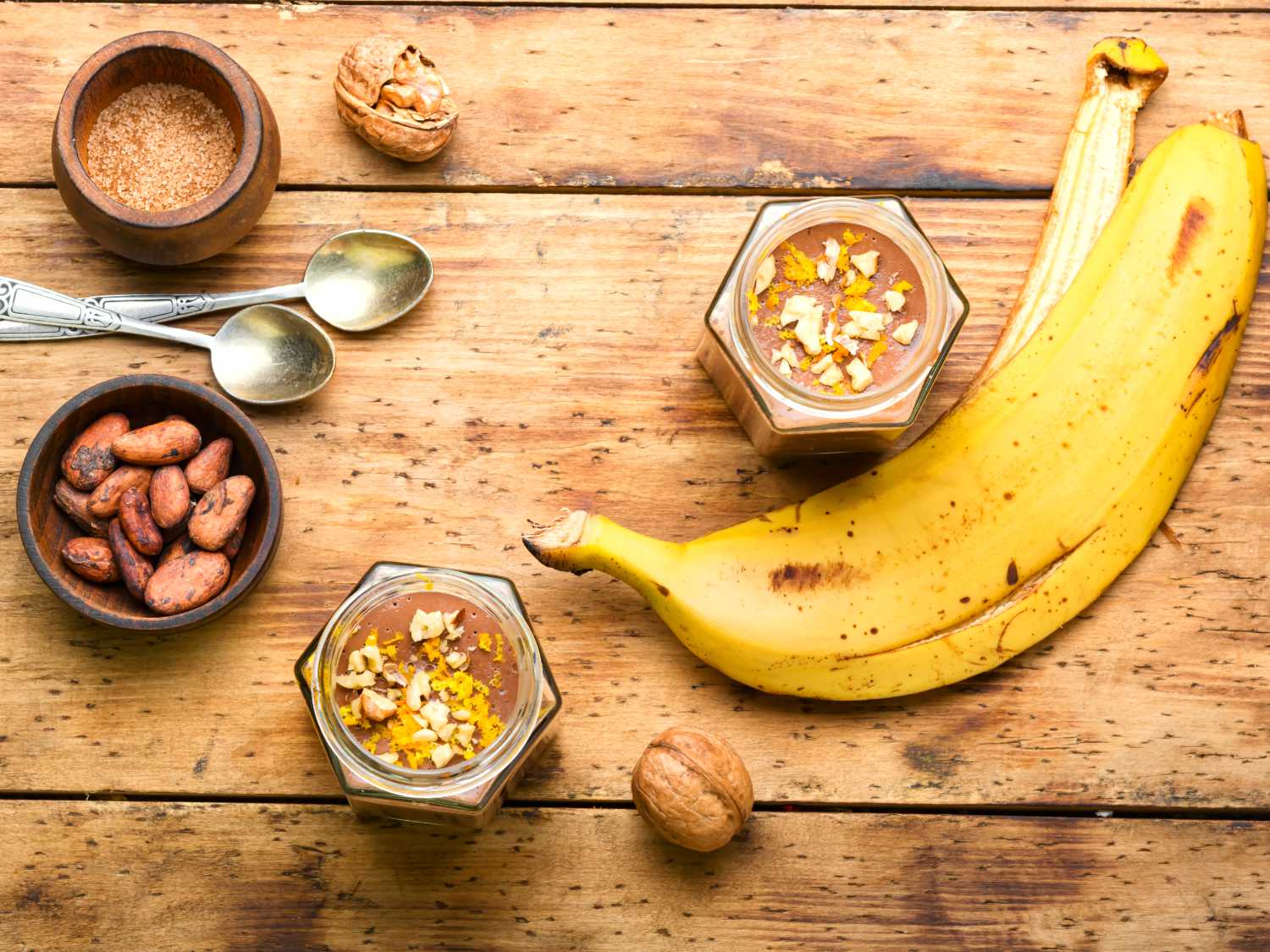 Merenda sana per bambini: ricetta mousse banana e cacao