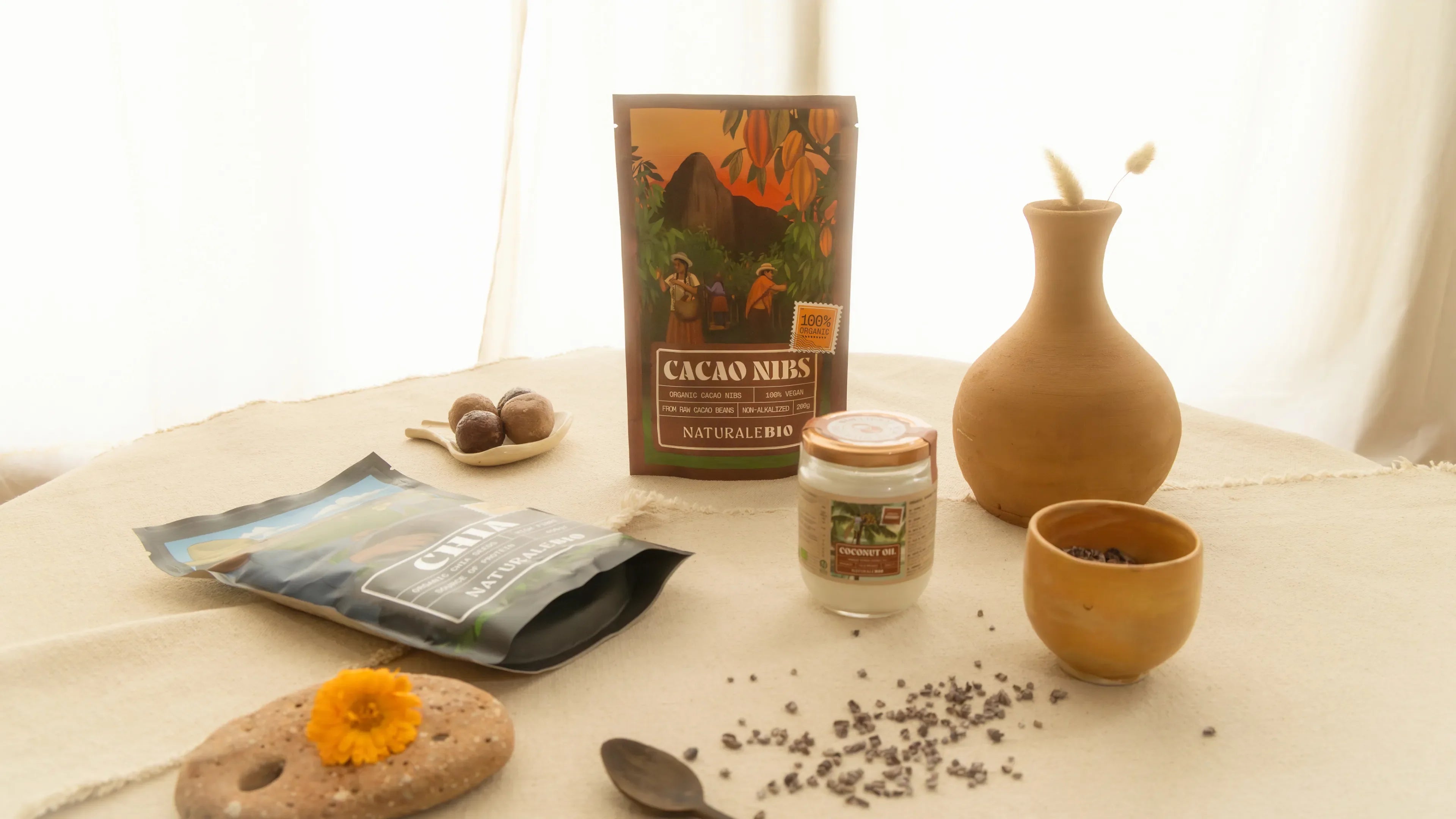 Raw and functional food. Ready to be savored.