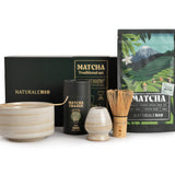 Traditionelles Matcha-Set Beige