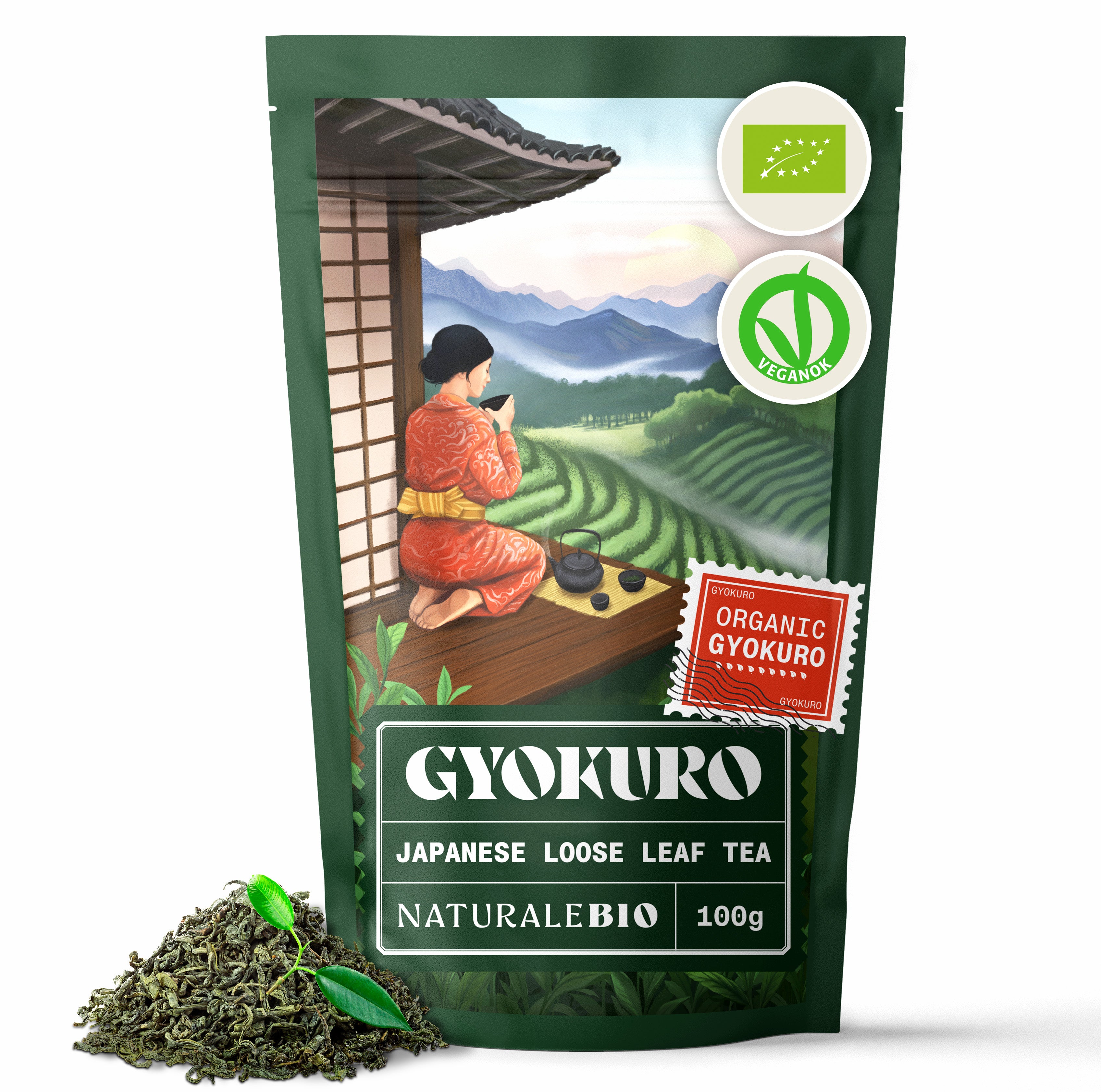 Thé vert Gyokuro japonais biologique