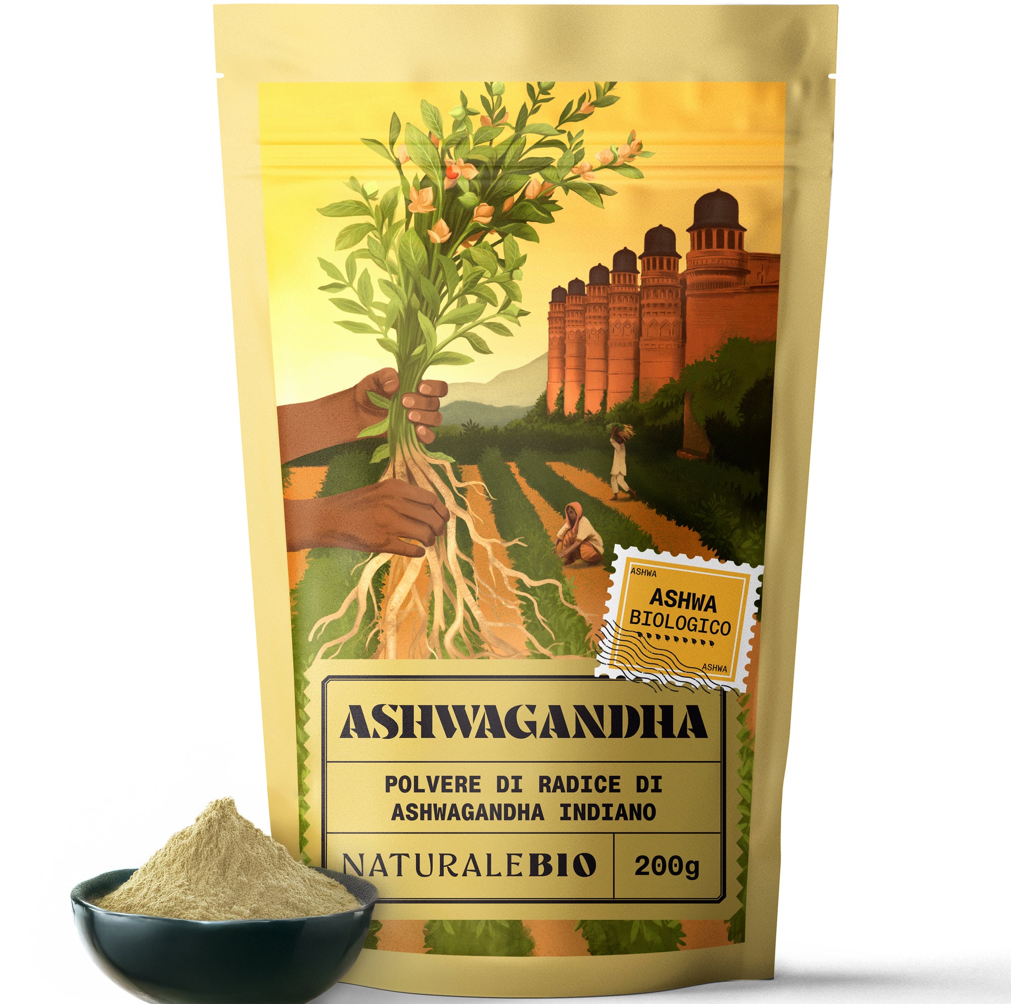 Ashwagandha Biologica in Polvere