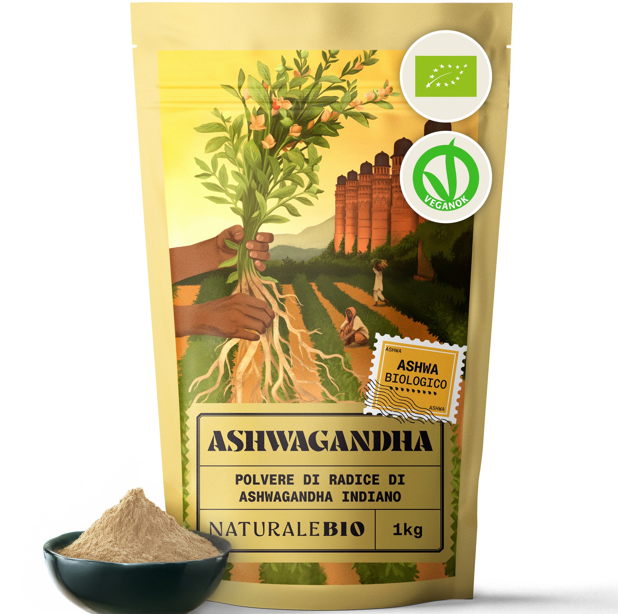 Ashwagandha Biologica in Polvere