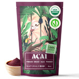 Bayas de Açai Ecológicas en Polvo