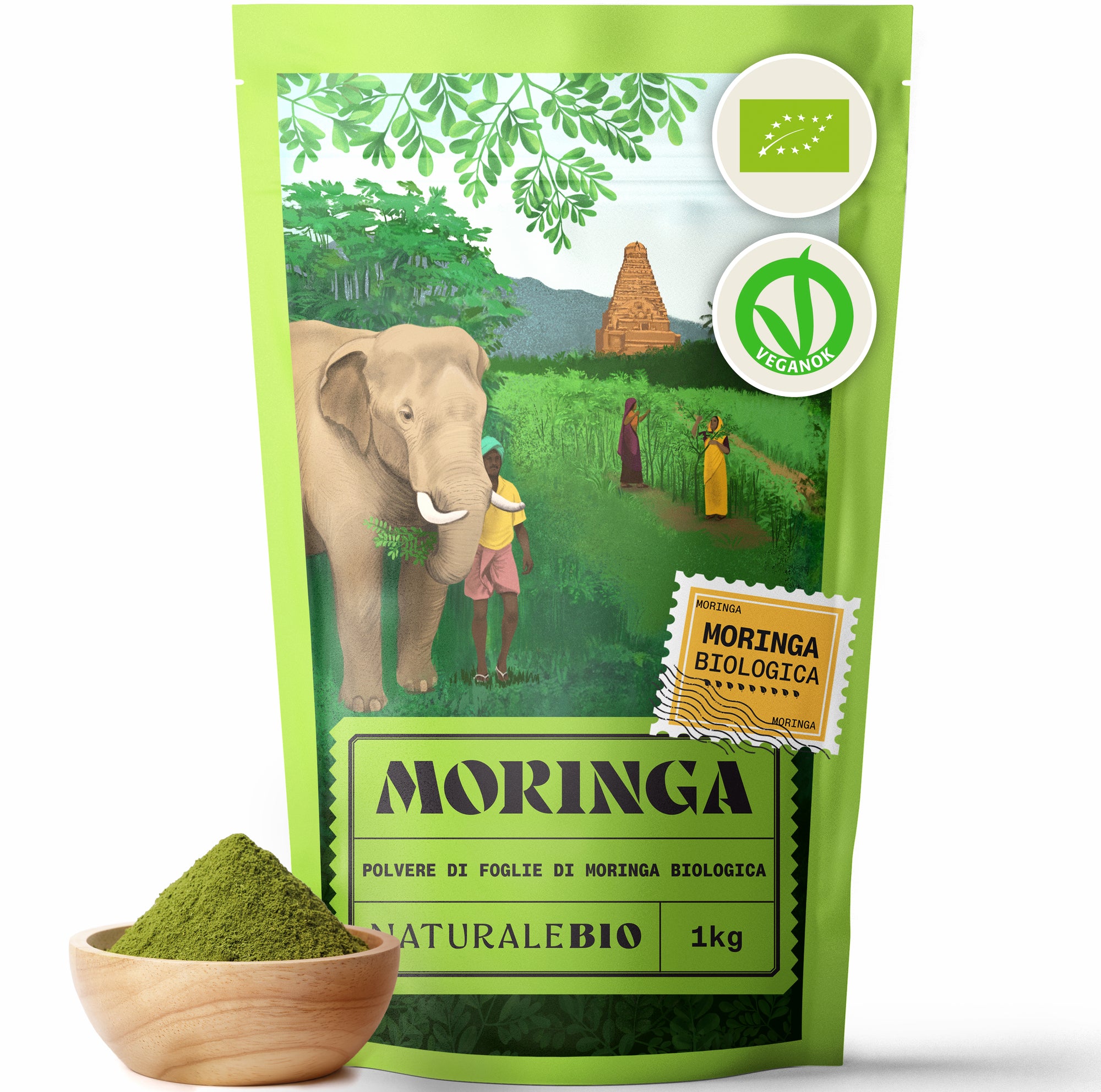 Moringa Oleifera Ecológica en Polvo