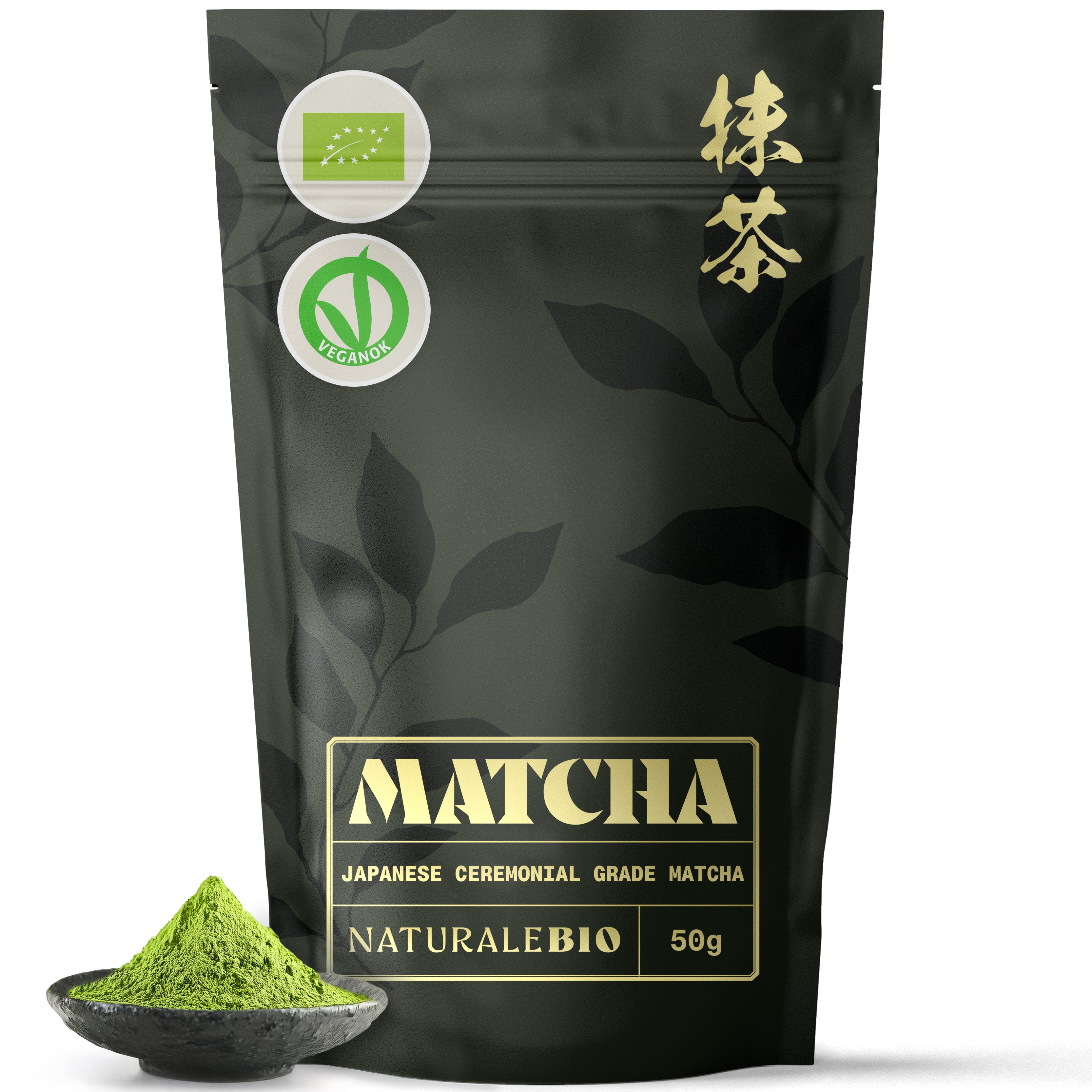 Thé vert Matcha biologique en poudre de qualité A de cérémonie