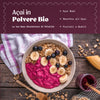 Bacche di Açai Biologiche in Polvere