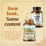 Organic Peruvian Maca in 500mg Capsules. 180 Capsules