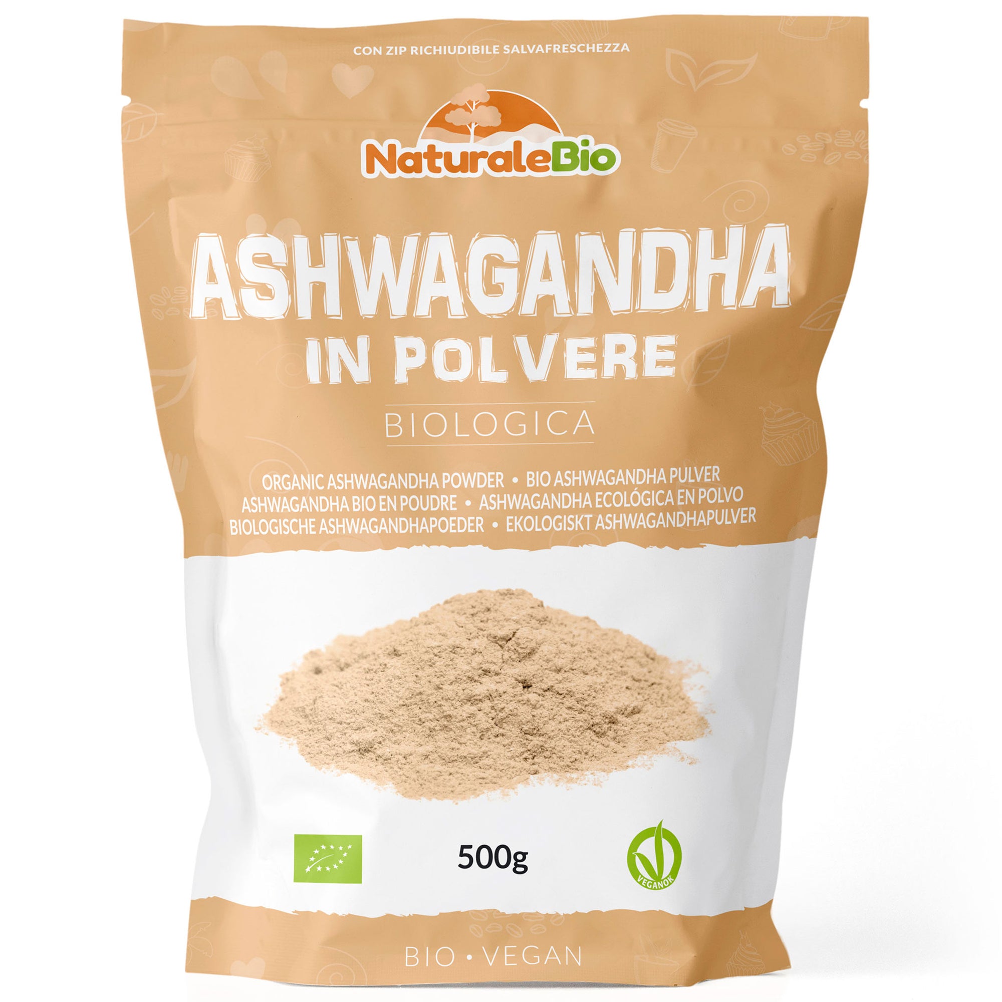 Bio-Ashwagandha-Pulver