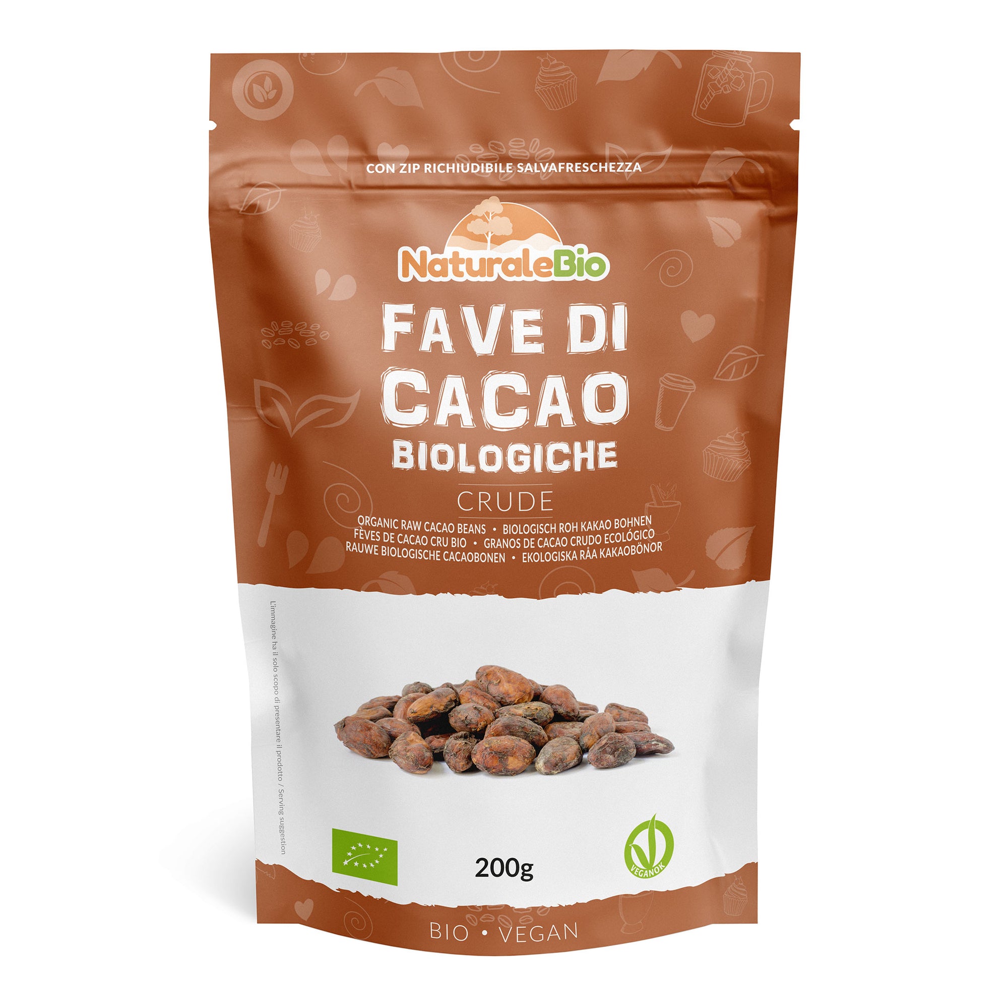 Fave di Cacao Biologico Crudo