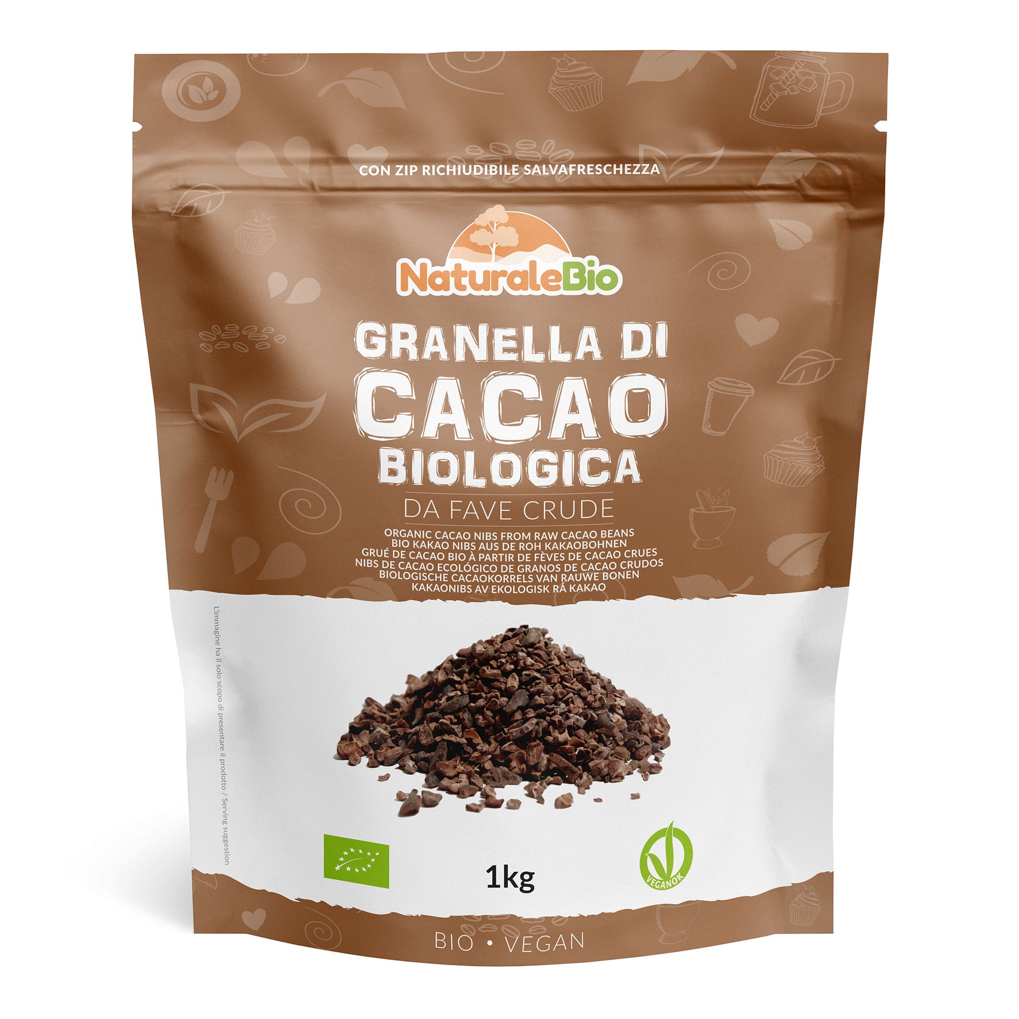 Granella di Cacao Biologico Crudo