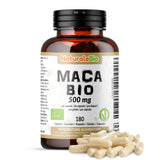 Organic Peruvian Maca in 500mg Capsules. 180 Capsules