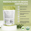 Tè Verde Matcha Biologico Grado Culinario in Polvere