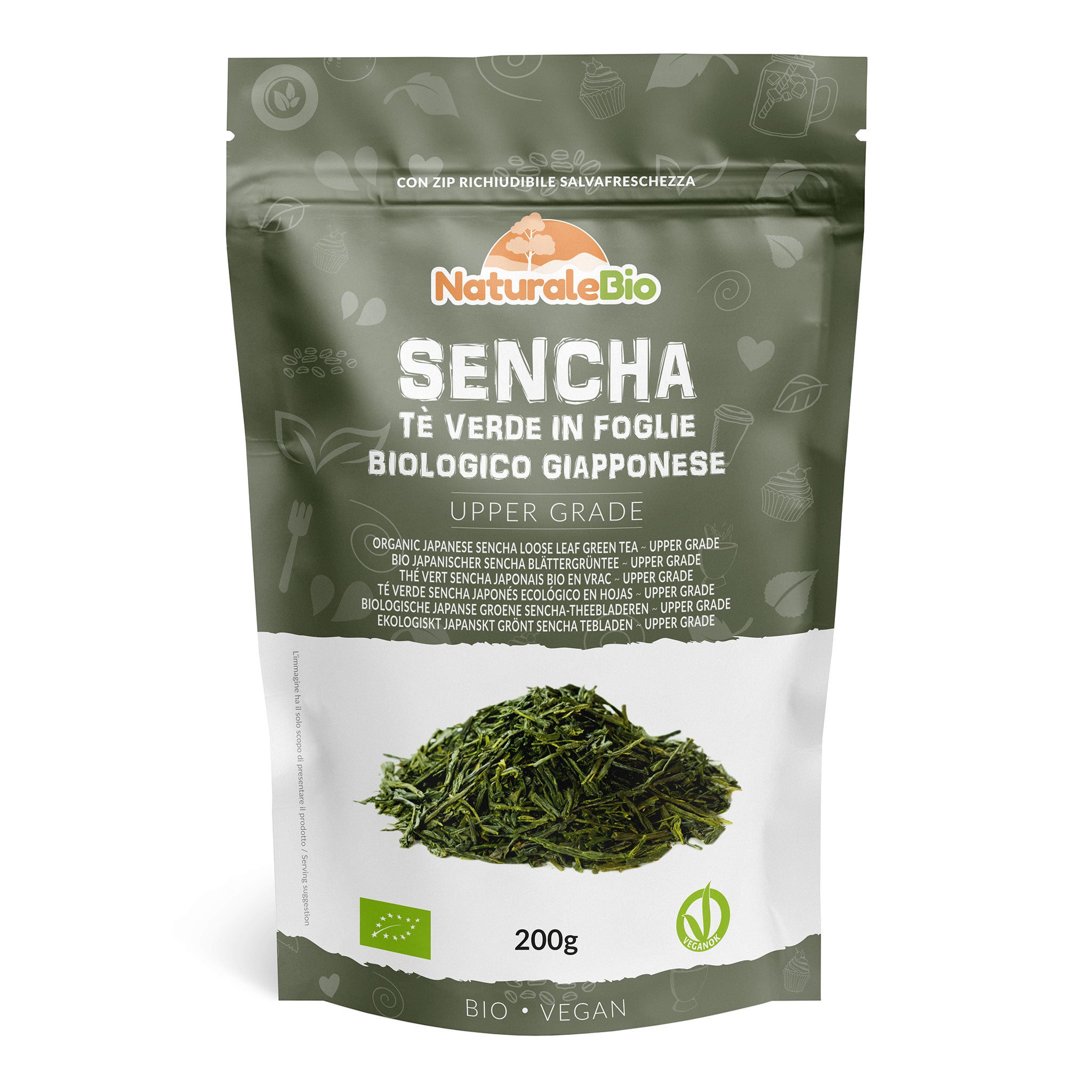 Upper Grade Organic Japanese Sencha Green Tea