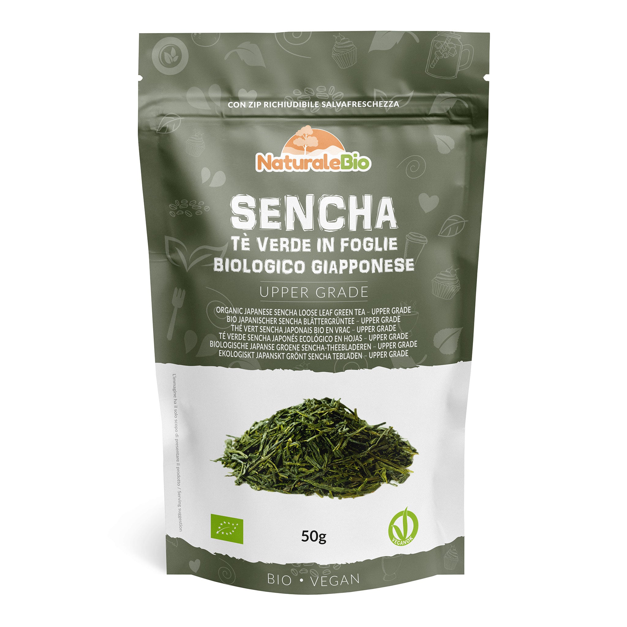 Upper Grade Organic Japanese Sencha Green Tea